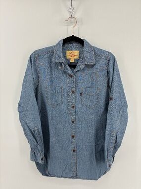Levi's Women's Blue Button Down Shirt